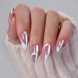 Astéria – Amande aux lignes fines scintillantes | ONAILZ