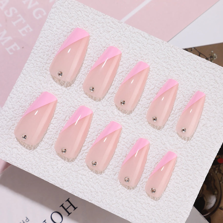 Rhinestones  — Coffin Long Strass | ONAILZ