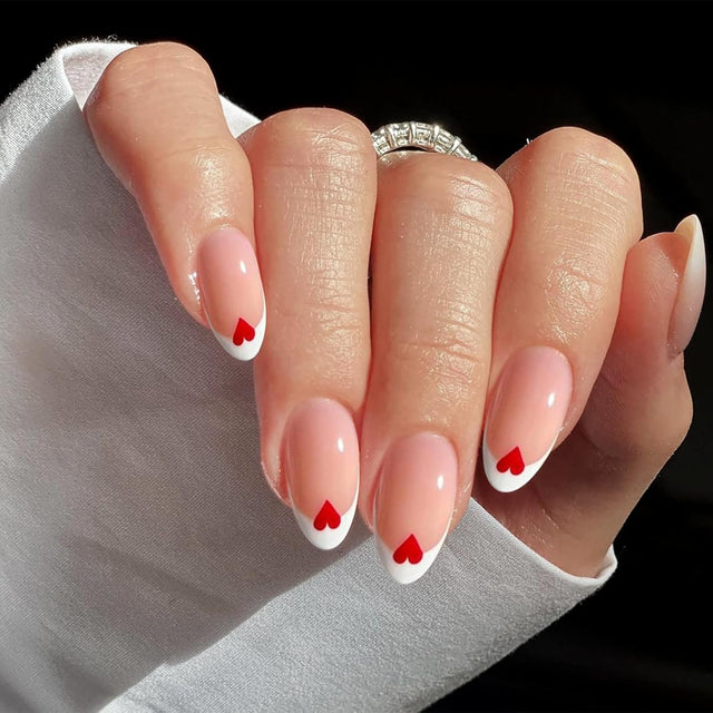 Aphrodite — Amande French & Cœur Rouge | ONAILZ