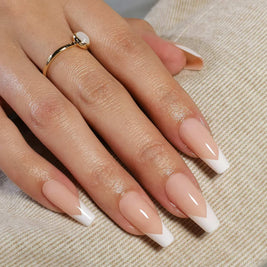 Ballerine Chic — Coffin Long French | ONAILZ