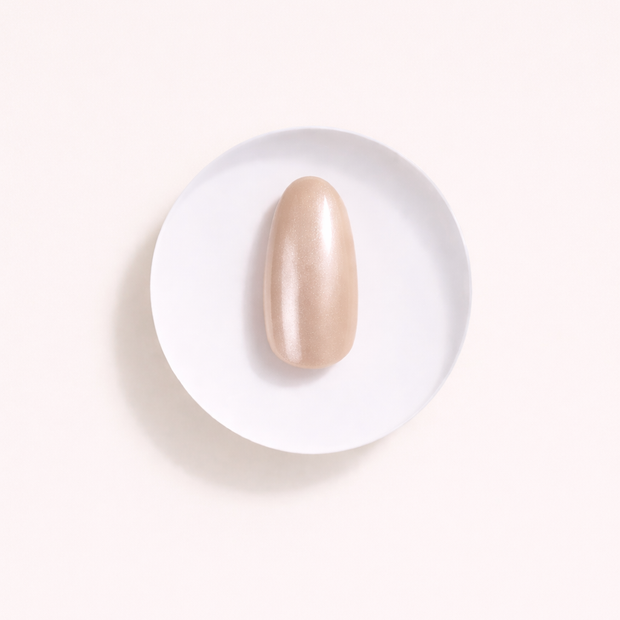 Sable Aurora — Ovale Beige Glazed | ONAILZ