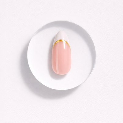 Liseré d’Or — Amande French Bord Doré | ONAILZ