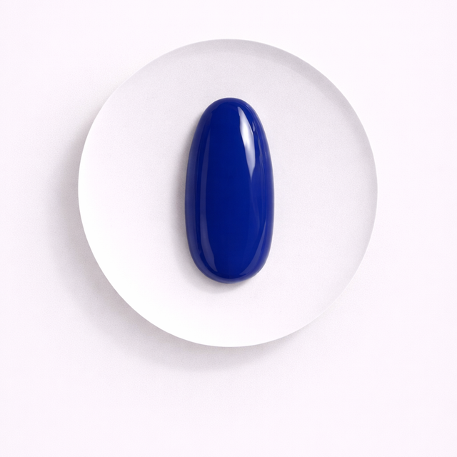 Bleu Nuit — Ovale Court Bleu Marine | ONAILZ