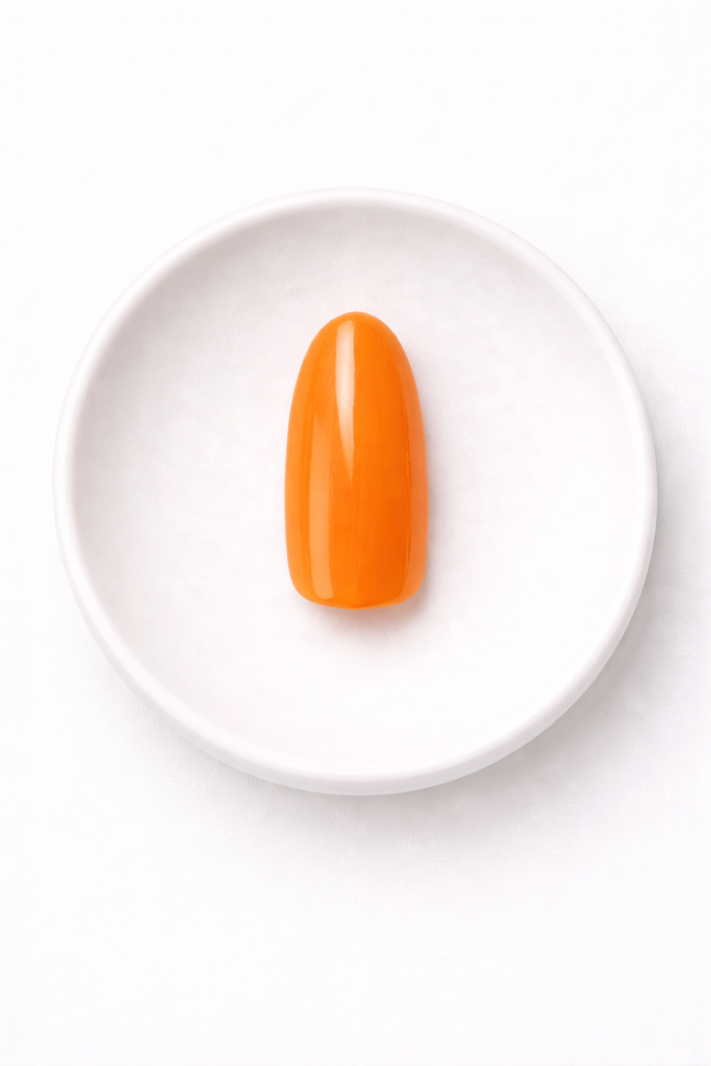 Orange Zest – Ongle court orange clair | ONAILZ