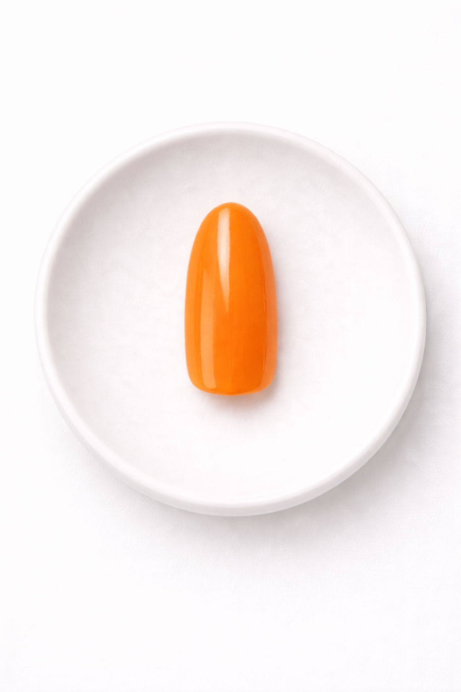 Orange Zest – Ongle court orange clair | ONAILZ