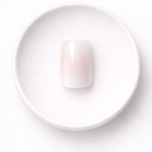 Opaline — Carré Court French Dégradée | ONAILZ