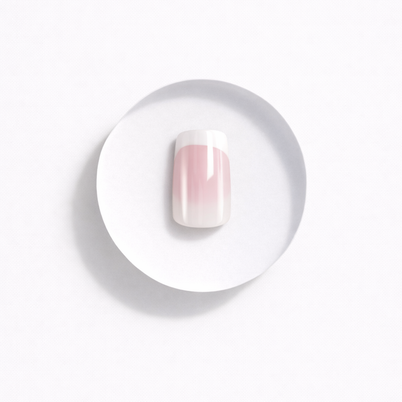 Aurora — Carré Court French Scintillante | ONAILZ