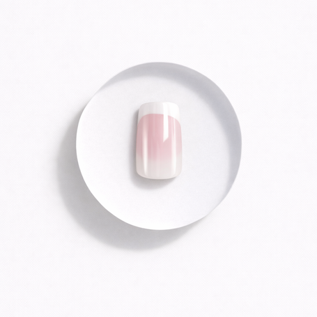 Aurora — Carré Court French Scintillante | ONAILZ