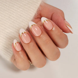 Liseré d’Or — Amande French Bord Doré | ONAILZ