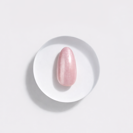 Aurore Féline 2 — Amande Cat Eye Rose Clair | ONAILZ
