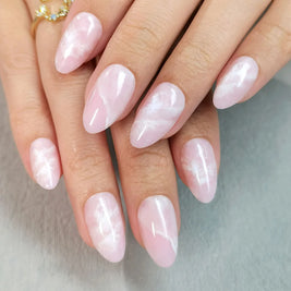 Rose Marbré — Amande Marbre Rose & Blanc | ONAILZ