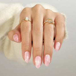 Rose Marbré — Amande Marbre Rose & Blanc | ONAILZ