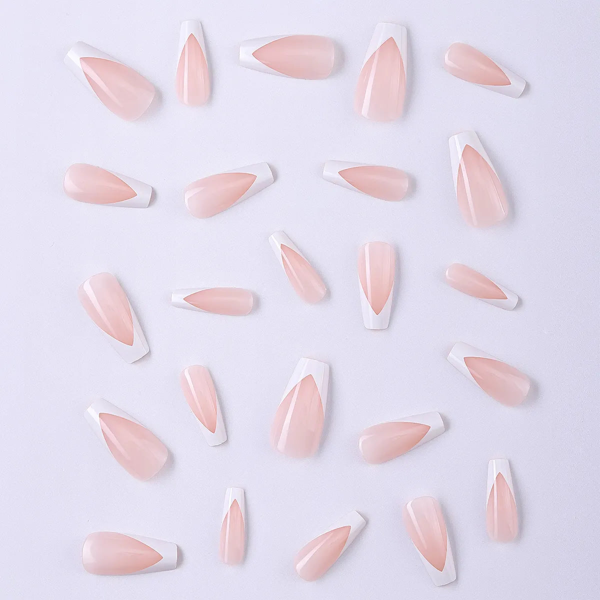 Ballerine Chic — Coffin Long French | ONAILZ