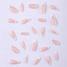 Ballerine Chic — Coffin Long French | ONAILZ