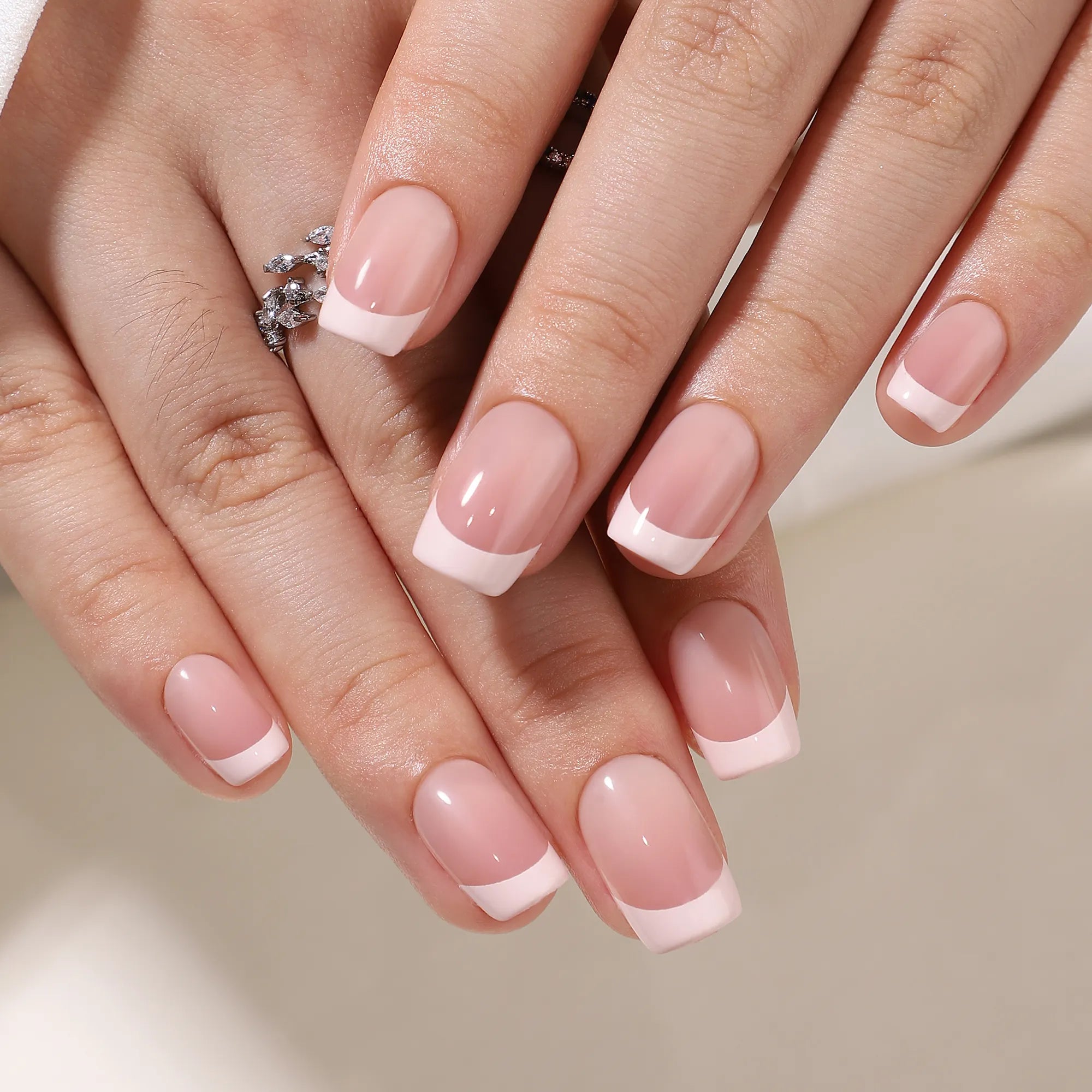 Parisienne Rosé — Carré French Rosé Pâle | ONAILZ