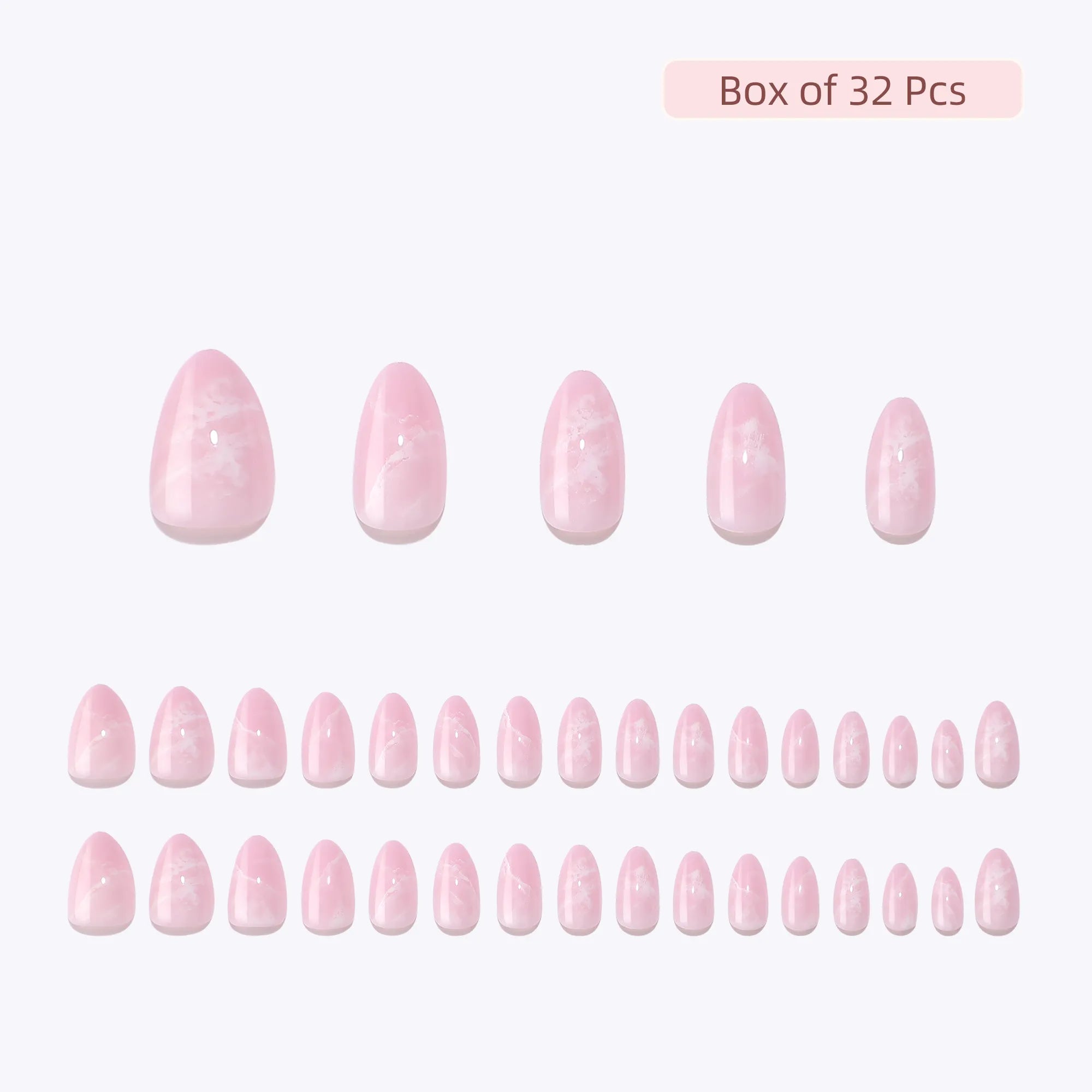 Rose Marbré — Amande Marbre Rose & Blanc | ONAILZ