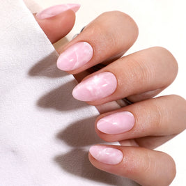 Rose Marbré — Amande Marbre Rose & Blanc | ONAILZ