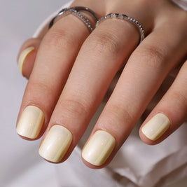 Jaune Soleil — Carré Jaune Glazed | ONAILZ