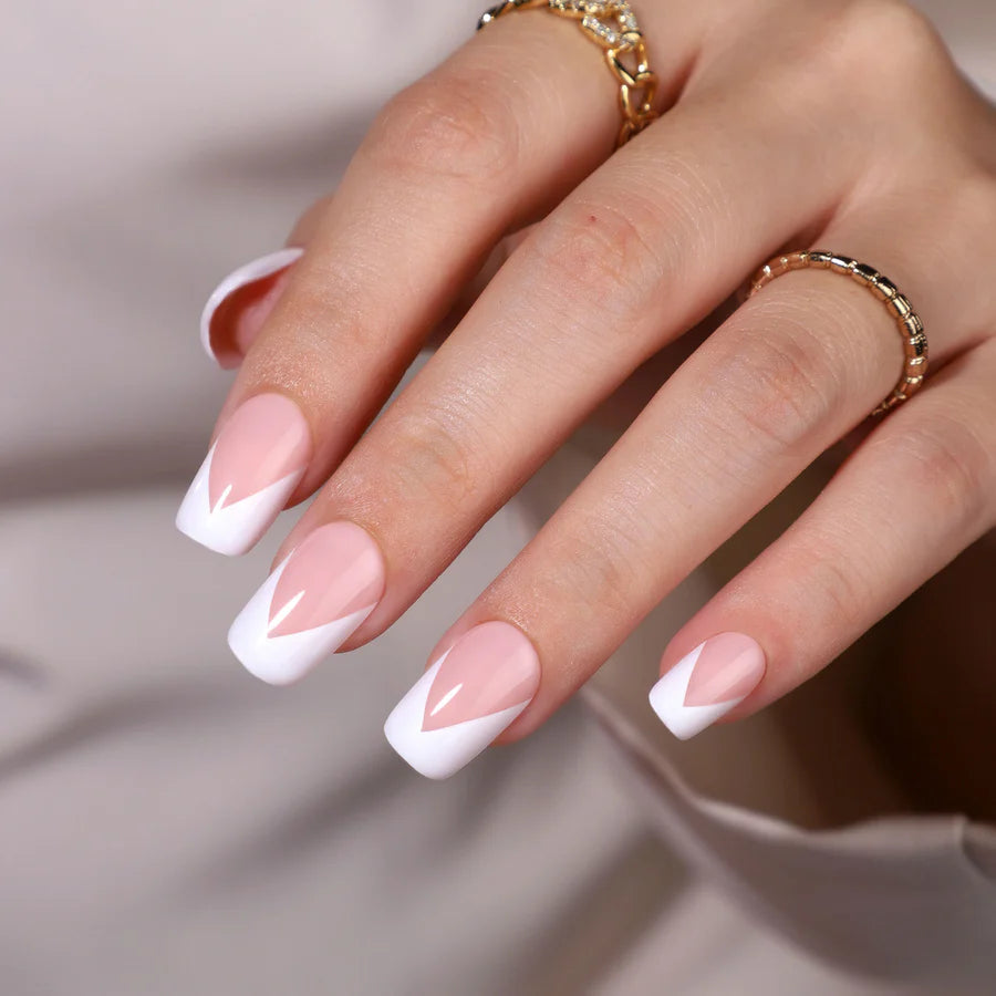 Ballerine Chica — Carré Medium French Pointe | ONAILZ