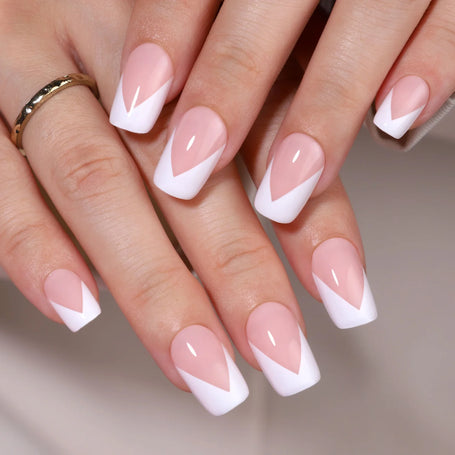 Ballerine Chica — Carré Medium French Pointe | ONAILZ