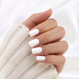 Le Classique — Ongles Carré Blanc | ONAILZ
