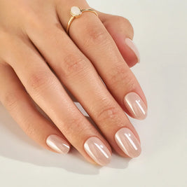 Sable Aurora — Ovale Beige Glazed | ONAILZ